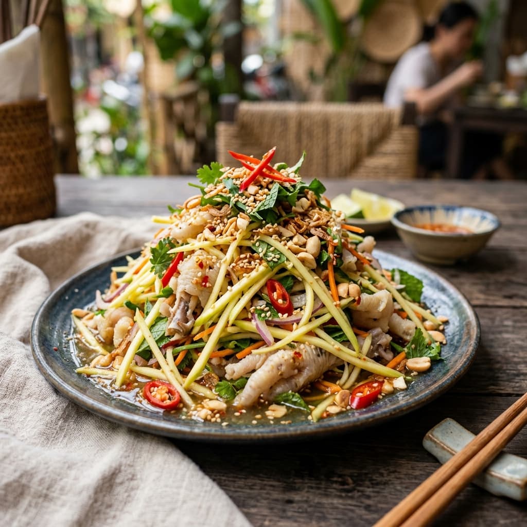 Nộm chân gà xoài xanh